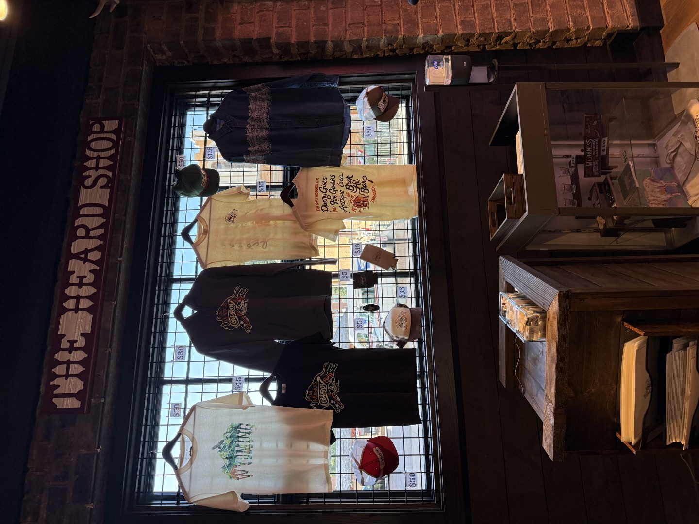 The Heard Shop merchandise window
